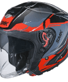GTJ Escape Helmet Black, Red & Grey