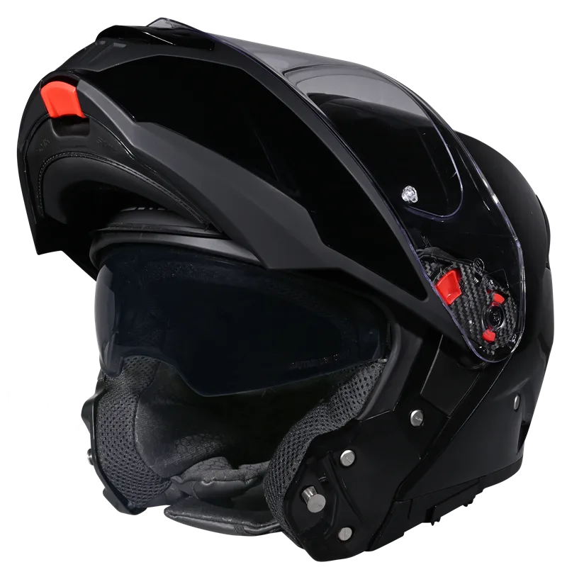 SMK Gullwing Solid Modular Motorcycle Helmets for Men & Women