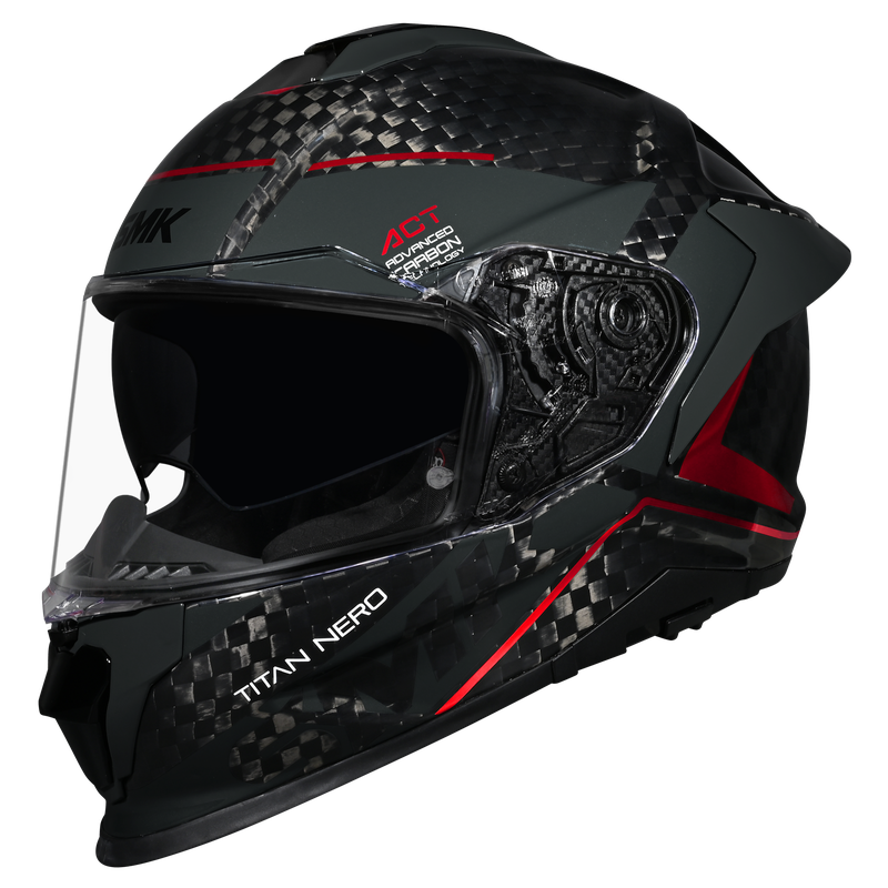 TITAN CARBON NERO GL 263 RED CHROME ISO