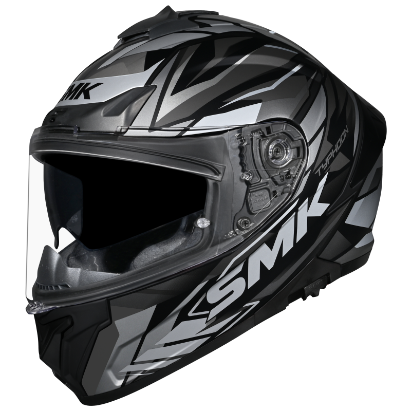 SMK TYPHOON AZONIX Full Face Helmet for Men & Women.