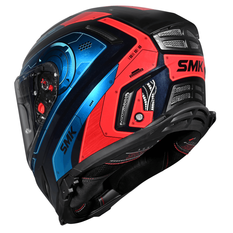 SMK AGNAR CYBORG Full Face Helmet in Solid Color | SMK Helmet