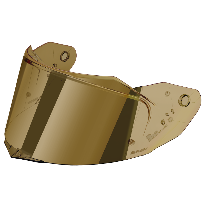 TITAN CARBON GOLDEN VISOR